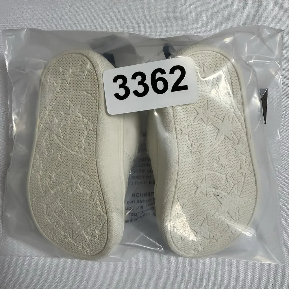 Carter's Kids Low Top Simple Joys Sneakers Size 3 Months White Hook & Loop